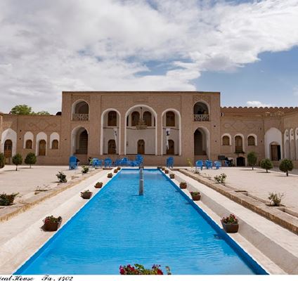 The House of Haj Agha Ali in Rafsanjan, a magnificent adobe structure with remarkable interior design.